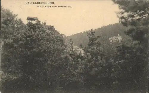 Elgersburg Blick zum Totenstein Kat. Elgersburg