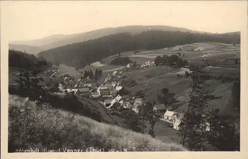 Vesser Rennsteig Ortsblick Kat. Schmiedefeld Rennsteig