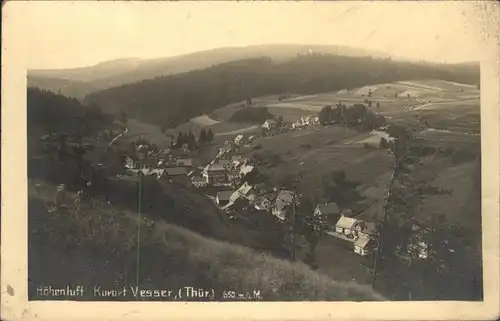 Vesser Rennsteig Ortsblick Kat. Schmiedefeld Rennsteig