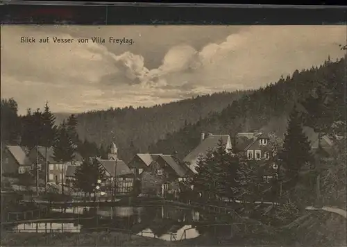 Vesser Rennsteig Teilansicht Kat. Schmiedefeld Rennsteig