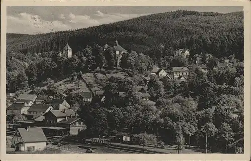 Elgersburg Blick zum Bahnhof Kat. Elgersburg