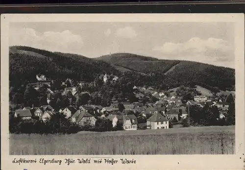 Elgersburg Panorama mit Hohe Warte Kat. Elgersburg