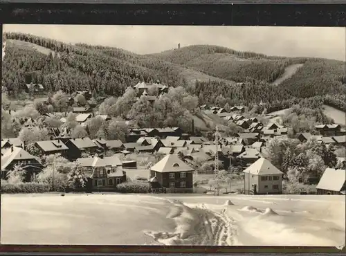 Elgersburg Panorama im Winter Kat. Elgersburg