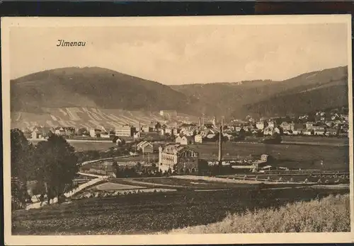 Ilmenau Thueringen Panorama Kat. Ilmenau