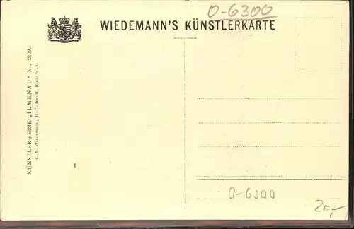 Ilmenau Thueringen Gabelbach Partie Illustration Kat. Ilmenau