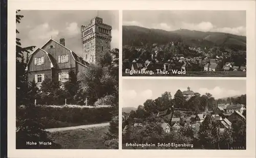 Elgersburg Hohe Warte Schloss Elgersburg Teilansicht Kat. Elgersburg