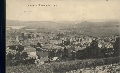 Ilmenau Thueringen Blick vom Ravenehaeuschen Kat. Ilmenau