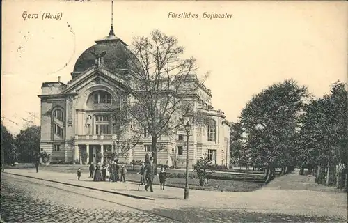 Gera Fuerstliches Hoftheater Kat. Gera