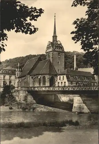 Untermhaus Gera Marienkirche Elster Bruecke Kat. Gera