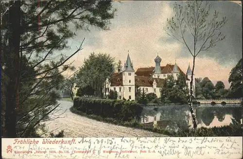 Wolfersdorf Trockenborn Wolfersdorf Jagdschloss Wiederkunft Teich Kat. Trockenborn Wolfersdorf