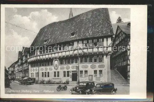 Stolberg Harz Rathaus Kat. Stolberg Harz