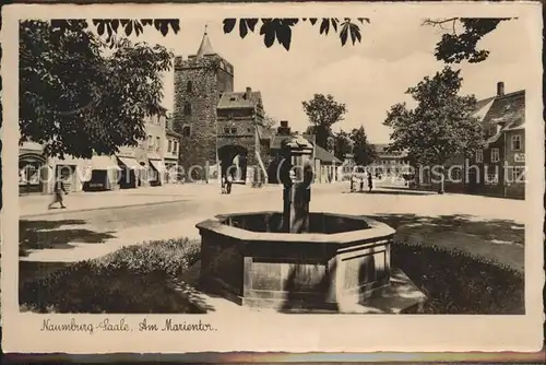 Naumburg Saale Marientor Brunnen Kat. Naumburg