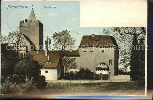 Naumburg Saale Marienthor Kat. Naumburg