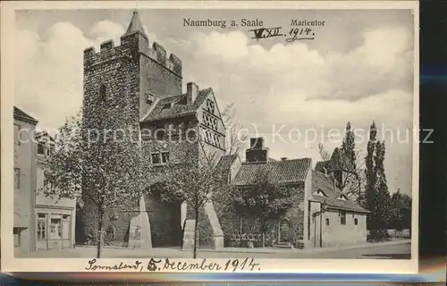 Naumburg Saale Marientor Kat. Naumburg