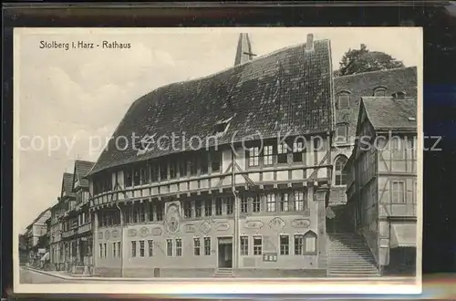 Stolberg Harz Rathaus Kat. Stolberg Harz