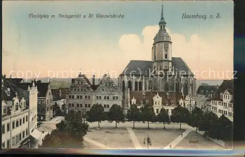 Naumburg Saale Amtsgericht St. Wenzelskirche Kat. Naumburg