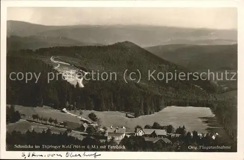 Schmuecke Fliegeraufnahme Kat. Gehlberg