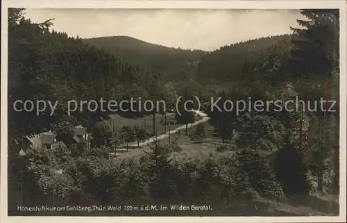 Gehlberg Im Wilden Geratal Kat. Gehlberg