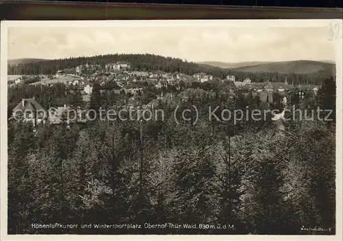 Oberhof Thueringen  Kat. Oberhof Thueringen