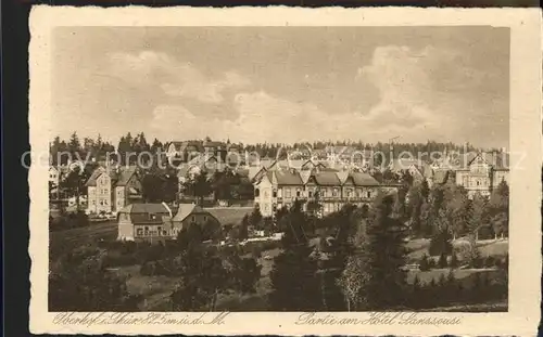 Oberhof Thueringen Am Hotel Sanssouci Kat. Oberhof Thueringen