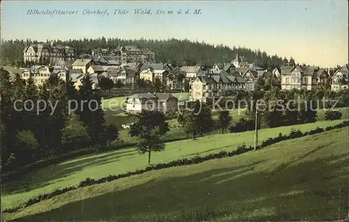 Oberhof Thueringen Panorama Kat. Oberhof Thueringen