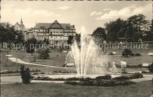 Oberhof Thueringen Blick zum Ernst Thaelmann Haus Kat. Oberhof Thueringen