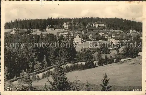 Oberhof Thueringen Panorama Kat. Oberhof Thueringen