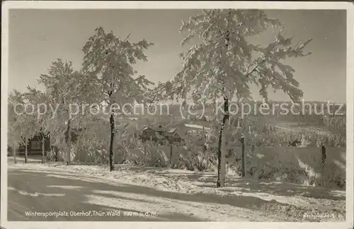 Oberhof Thueringen Im Schnee Kat. Oberhof Thueringen