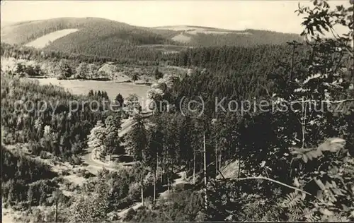 Oberhof Thueringen Blick ins Ohratal Kat. Oberhof Thueringen