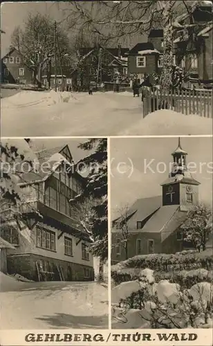 Gehlberg Ansichten im Schee Kat. Gehlberg