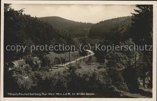 Gehlberg Im Wilden Geratal Kat. Gehlberg