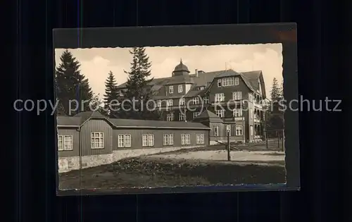 Oberhof Thueringen VDK Erholungsheim Hauptgebaeude Kat. Oberhof Thueringen