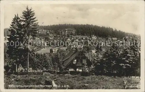 Oberhof Thueringen Panorama Kat. Oberhof Thueringen