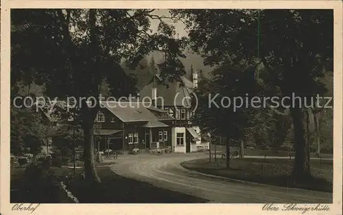 Oberhof Thueringen Obere Schweizerhuette Kat. Oberhof Thueringen