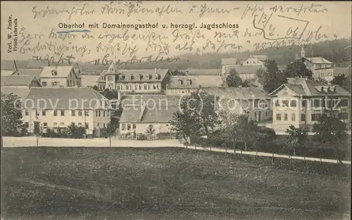 Oberhof Thueringen Domainengasthof Jagdschloss Kat. Oberhof Thueringen