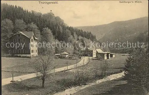 Gehlberg Hotel Pension Gehlberger Muehle Kat. Gehlberg