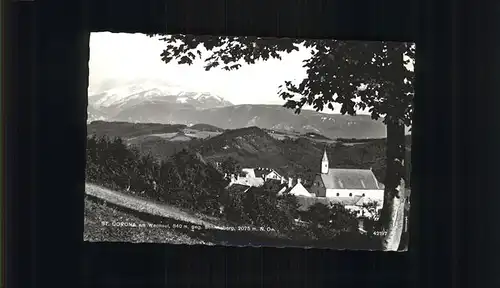 St Corona Wechsel Panorama Kat. St. Corona am Wechsel