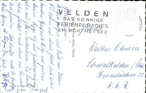 Velden Woerthersee Panorama mit Mittagskogel Triglow See /  /