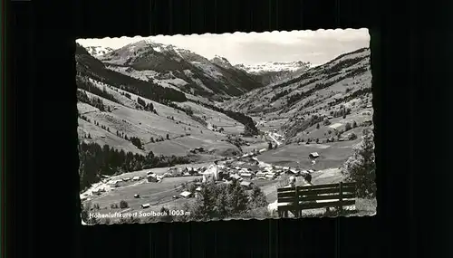 Saalbach Hinterglemm Panorama Berge Kat. Saalbach Hinterglemm