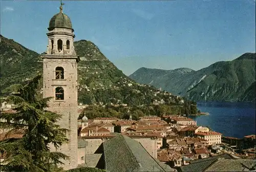 Lugano TI Kathedrale und Monte Bre See Kat. Lugano