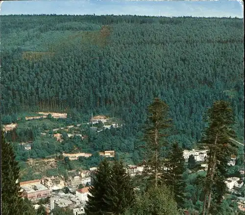 Wildbad Schwarzwald Fliegeraufnahme Heilbad Sommerbergbahn Kat. Bad Wildbad