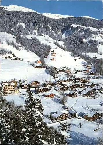 Hasliberg Hohfluh Panorama im Schnee Kat. Hasliberg Hohfluh