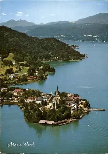 Maria Woerth Woerthersee Panorama See Wappen / Maria Woerth /Klagenfurt-Villach