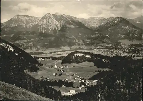 Tiefenbach Oberstdorf Panorama Allgaeu Kat. Oberstdorf