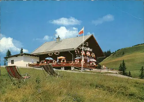 Lofer Haus Schoenblick Terrasse Loferalm Toni Hagn Kat. Lofer