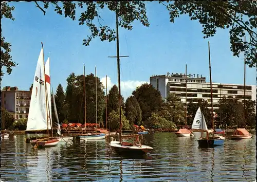 Poertschach Woerthersee Parkhotel Hotel Europa Segelboote /  /