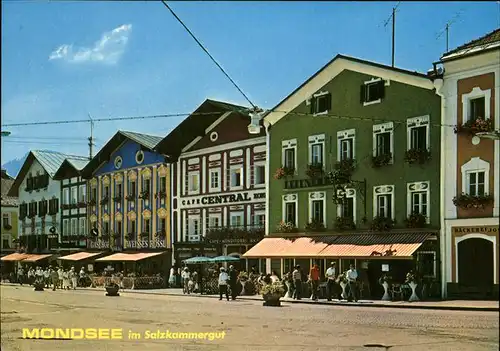 Mondsee Salzkammergut Hauptplatz Kat. Mondsee