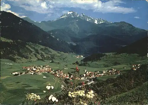 Savognin Panorama Tinizong Piz d`Err Julierpass Kat. Savognin