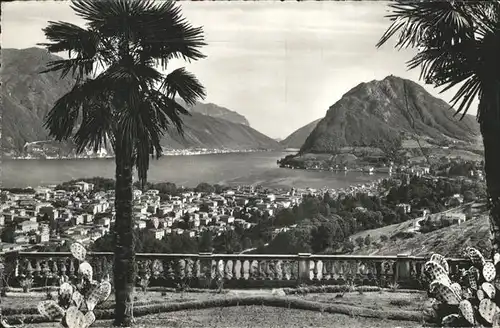 Lugano TI Panorama See Kat. Lugano