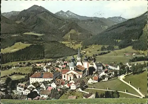 Mariazell Steiermark Panorama gegen Zellerhuete Kat. Mariazell
